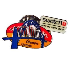 2000 Sydney Swatch Official Timekeeper Olympics Pin